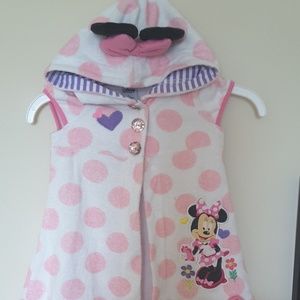 Minnie Hooded Towel Robe 2T